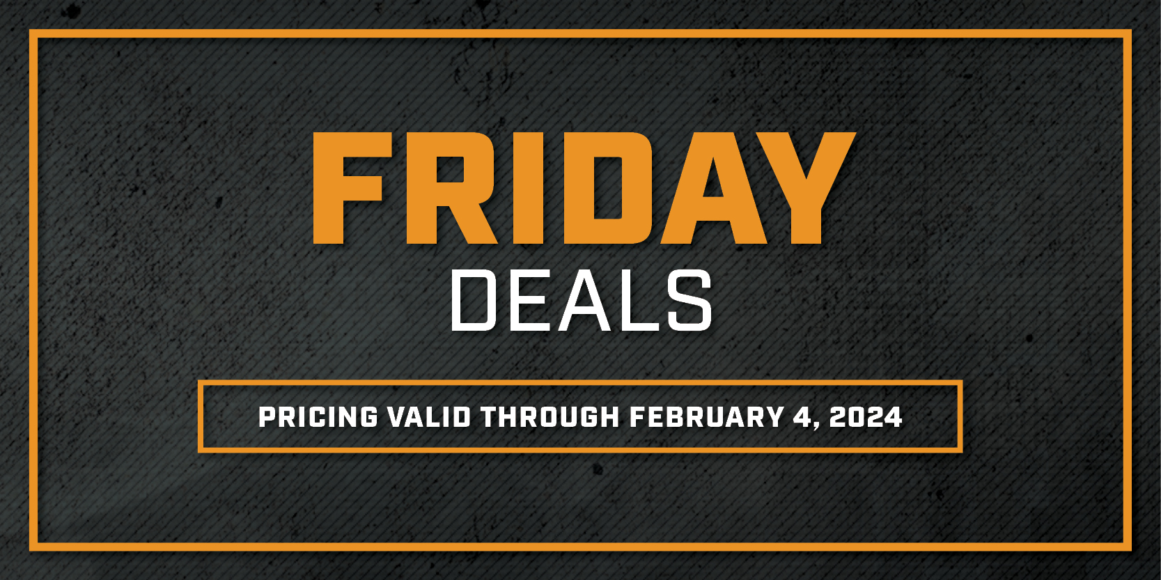 Friday Deals January 19th 2024 Vance Outdoors